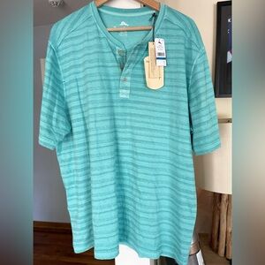 Tommy Bahama Aqua Striped Button Down Shirt